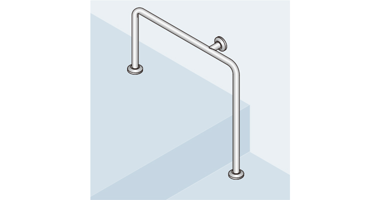 バリアフリー手摺（浴室・洗面・手洗器手摺）SK-284SR | 神栄ホーム