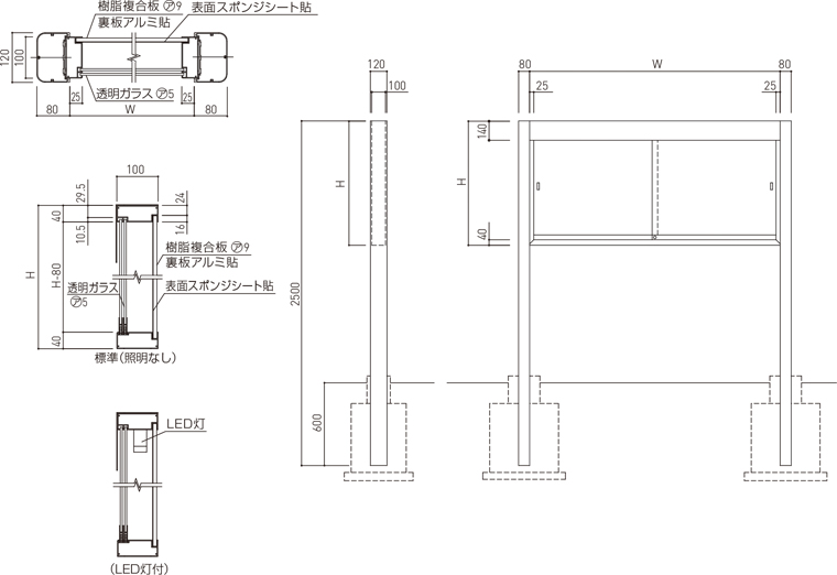 肌触りがいい janjanストア新協和 アルミ屋外掲示板 ターンキャッチ錠式 壁付オープン SK-8040N-1-SLC シルバー 