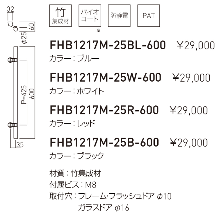 通販 激安◇ 神栄ホームクリエイト FHB1217M-25W-600 ドアハンドル カラー