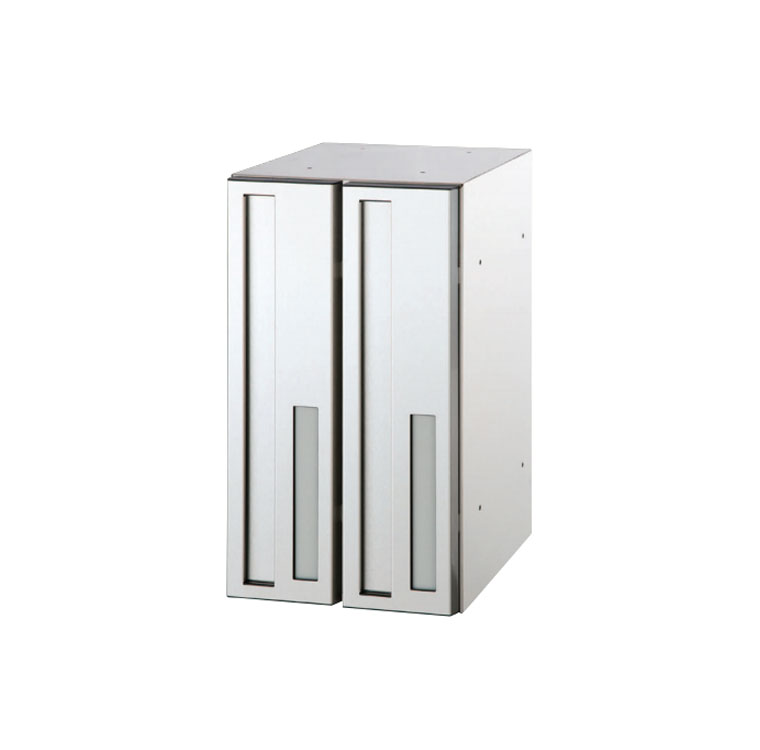 郵便受箱（縦型・ダイヤル錠付）前入後出型 SMP-27-2FR/-3FR