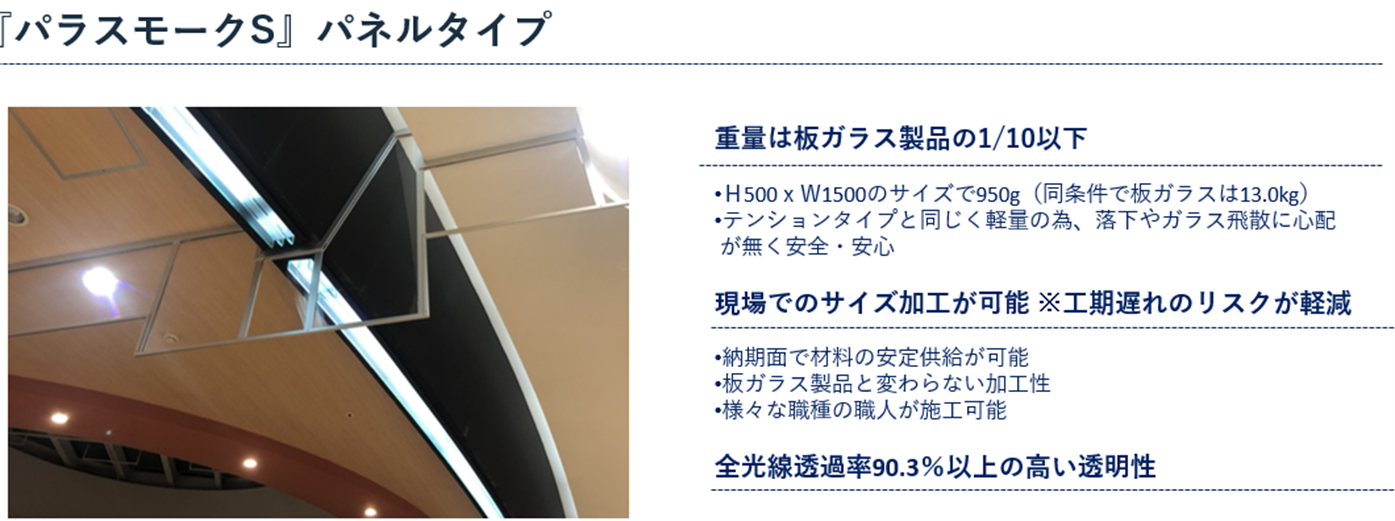 防煙垂壁,パネルタイプ