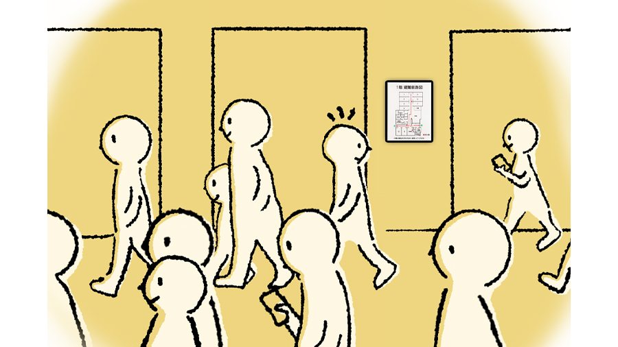 避難経路図